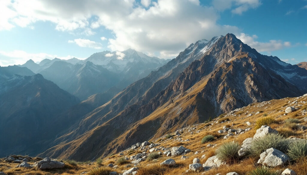 Trekkers on the rocky trail of Mount Sabalan, Iran, showcasing the first-timer ascent experience.